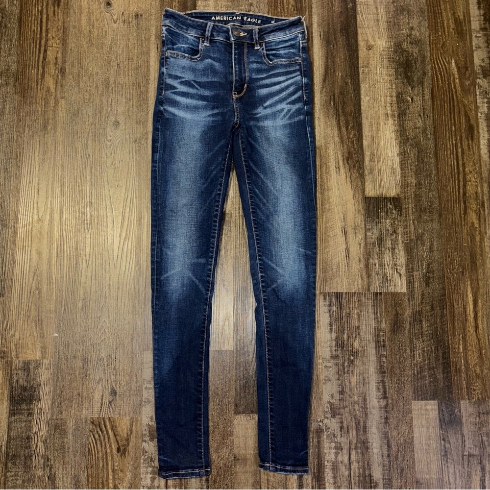 American Eagle Outfitters Skinny Blue Jeans Modern Fit
